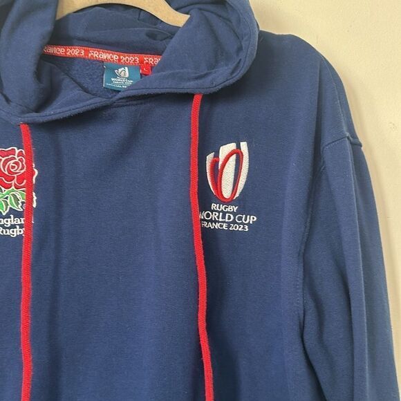 England Rugby Men’s Hooded France 2023 Sweatshirt L - Picture 2 of 8